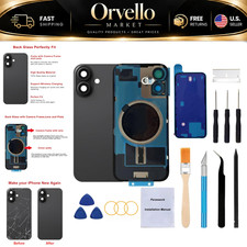 iPhone 16 Rear Back Glass Replacement 6.1"  Camera Frame, Lens  Repair Tools -