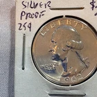 US Mint 1962 Washington Quarter 90% Silver Proof Coin Philadelphia Estate Find