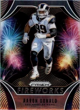 2019 Panini Prizm Fireworks #22 Aaron Donald - FB