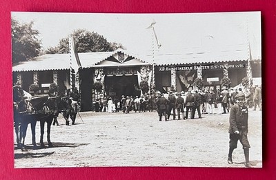 Occasion photo postcard Bauzen 1911 XIII. Federal Cone Fairground with Types (166261