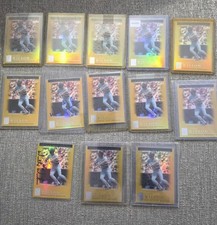 2003 Topps Tribute Willie Wilson Gold Auto /100 – LOT OF 13 – 13% of Print Run