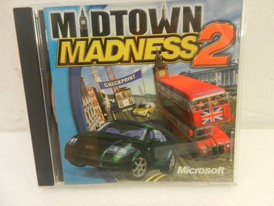 Midtown Madness 2, PC Game, CD-Rom Software, 2000 Tested 