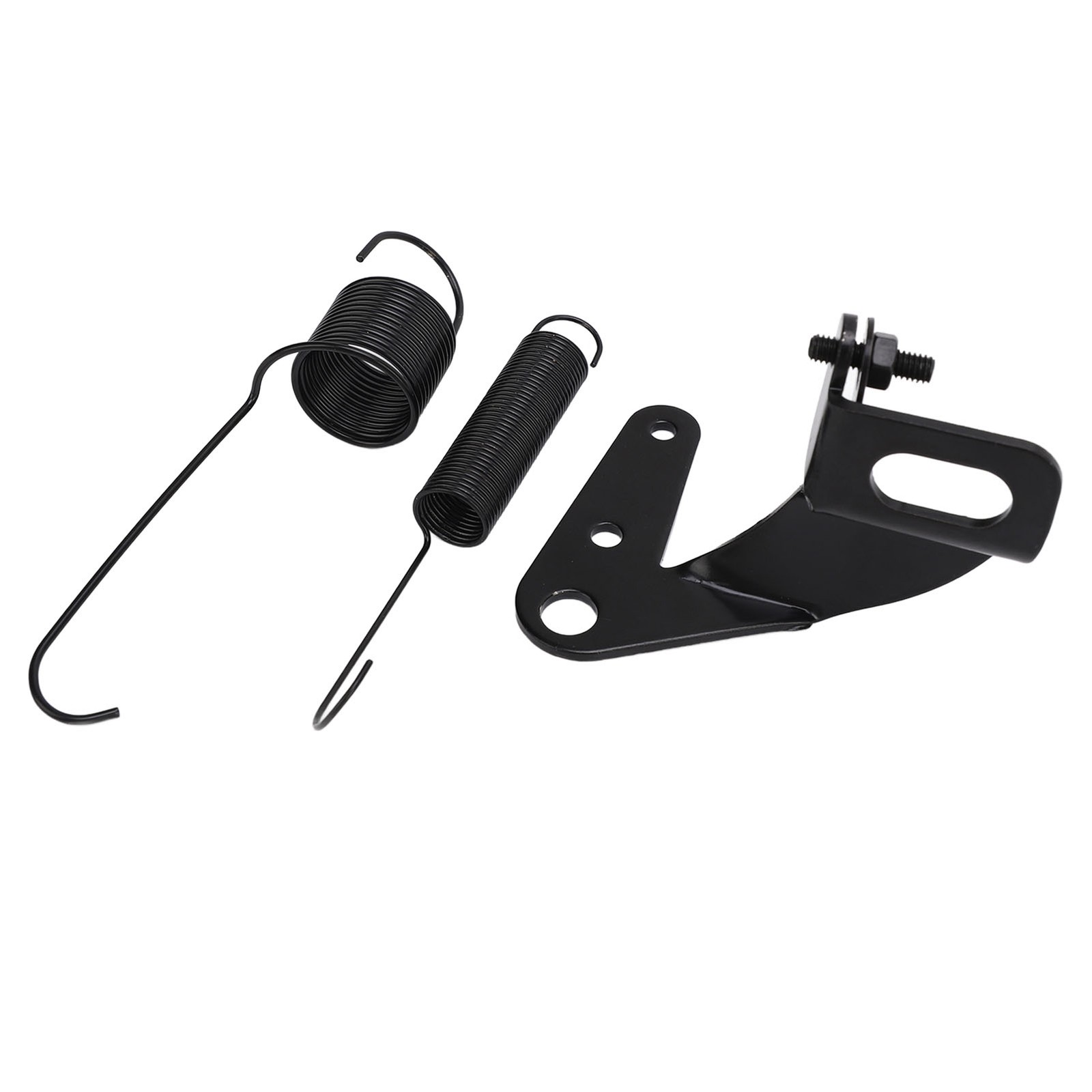 Universal Black Carburetor Bracket Throttle Return Spring Kit For Vehicles New