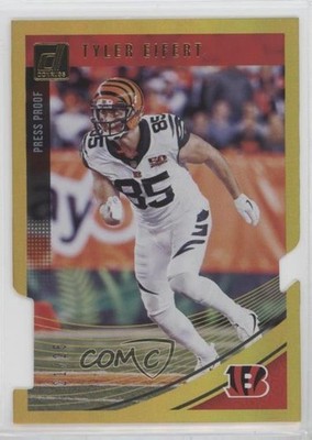 2018 Panini Donruss Press Proof Gold Die-Cut 21/25 Tyler Eifert #61 0q0m