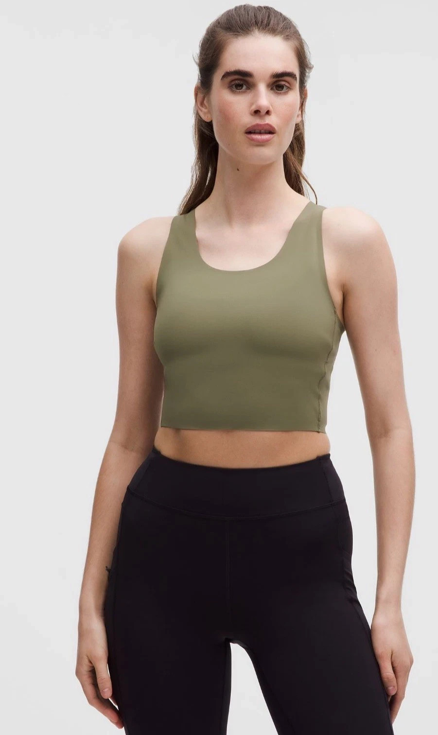 NWT Lululemon Fast and Free Tank Light Bay Leaf BALF Size XXS