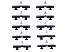 10 x Netzleiste 140 mm Planenleiste Abspannhaken Haken für Netz Anhänger Unsinn