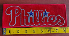 Philadelphia Phillies 8" High Quality Iron On Embroidered Patch FREE Ship RC1