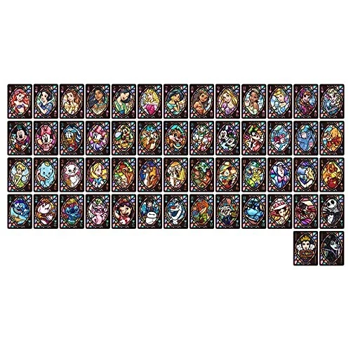 Disney Characters Stained Glass Playing Cards Lighttransmitting Ariel Trump - Image 3 of 4