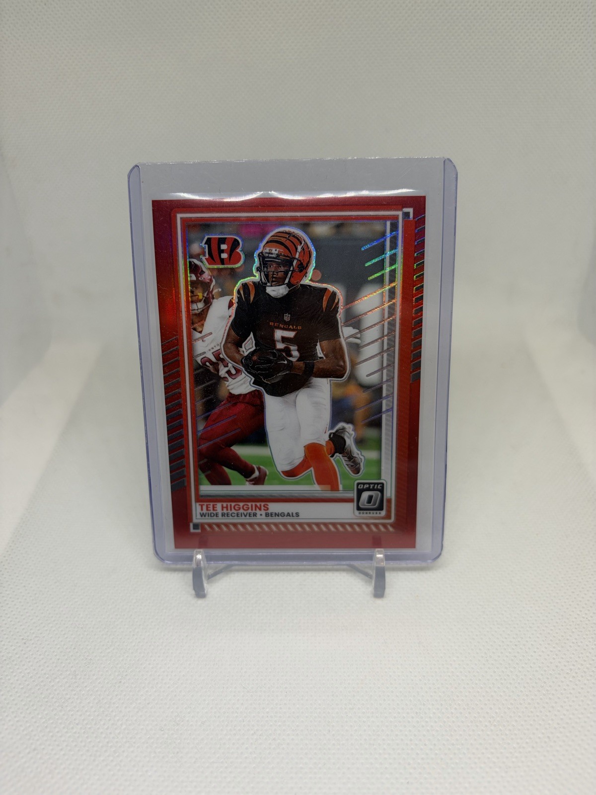 2025 Panini Donruss Optic - Tee Higgins #13 Red Prizm /149