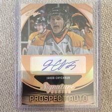 Leaf 2015 Signature Series Jakob Chychrun Prospect Autograph Sarnia Sting SP-JC1