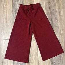 Zara Kids Burgundy Knit Pants