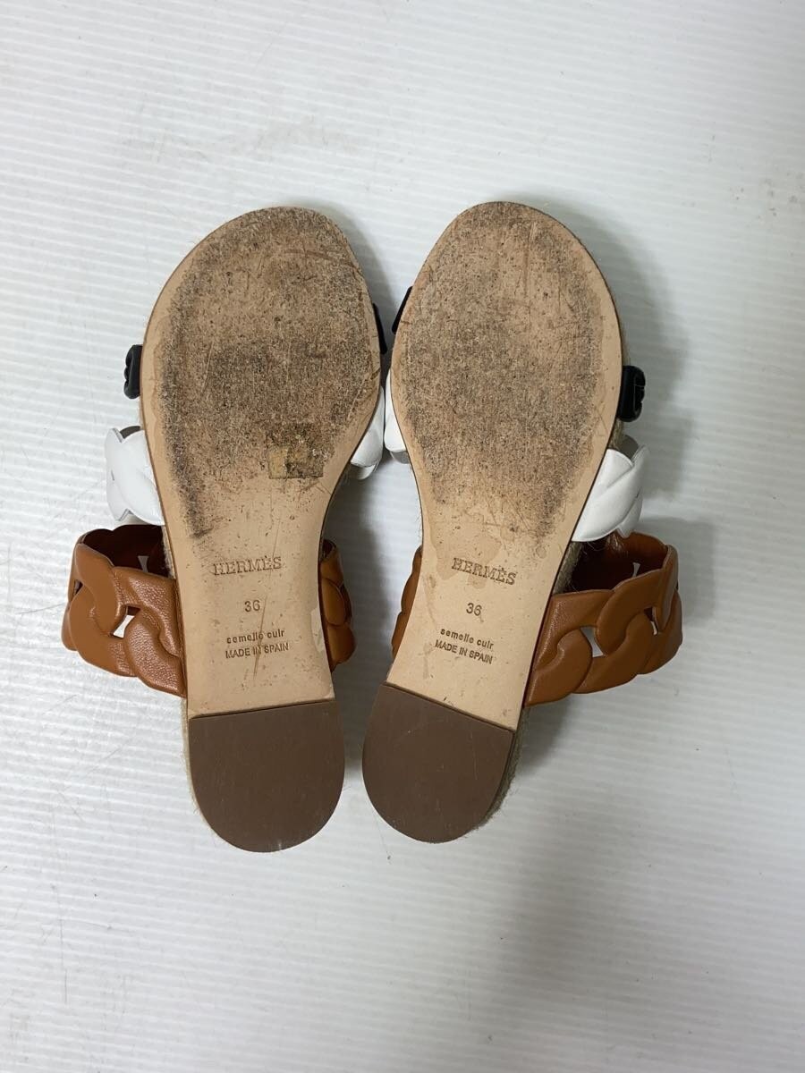 HERMES Espadrille Sandals/Size 36/US 6 Brown Women's thumbnail 22