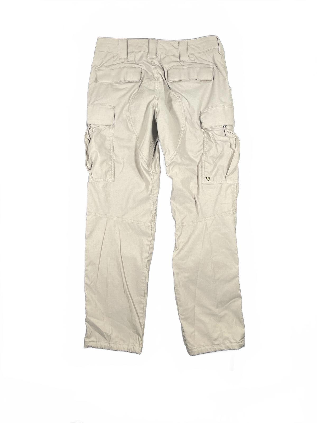 First Tactical Women's Beige Cargo Pants W Adjustable Ankle Drawstrings Size 8 image 8