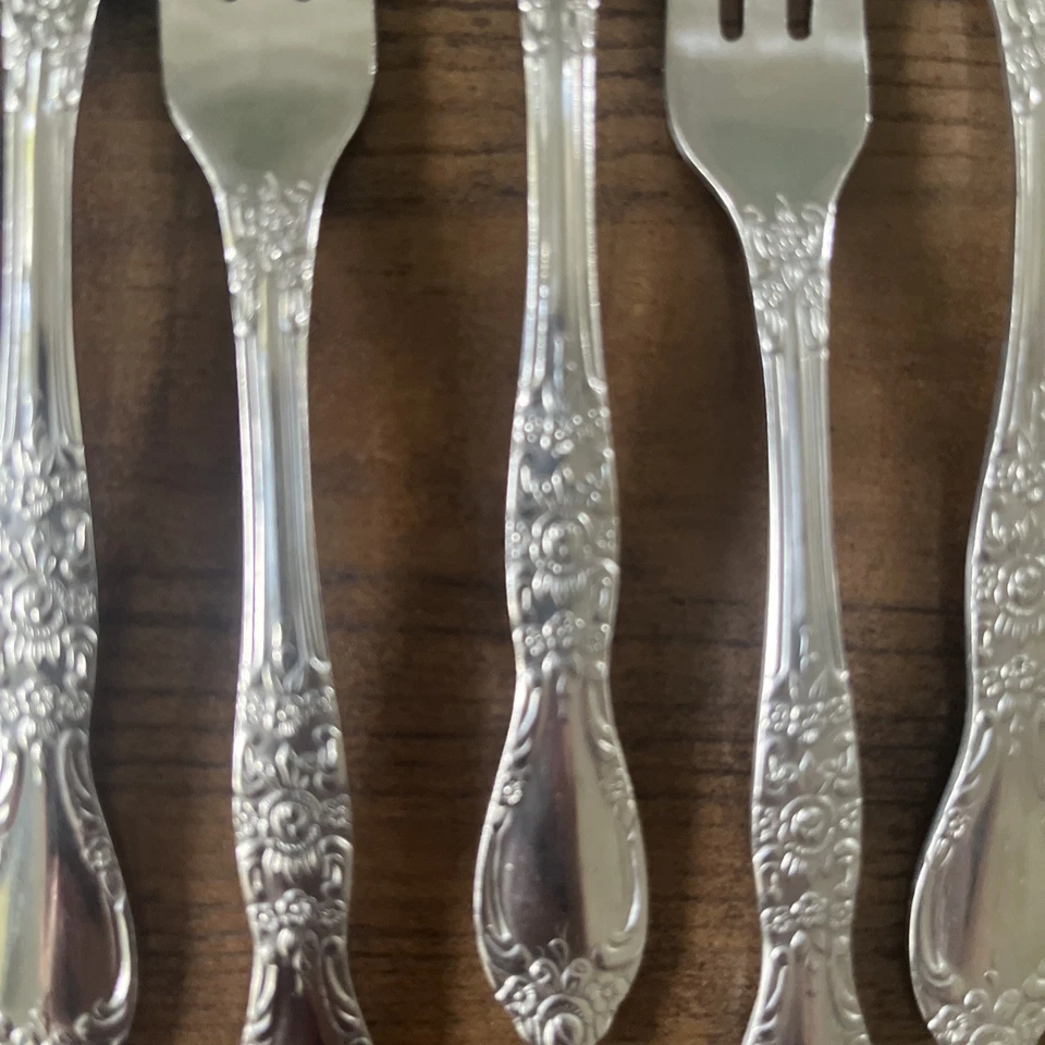 Juego de 8 tenedores de cóctel Northland acero inoxidable Corea  Foto 2 de 4