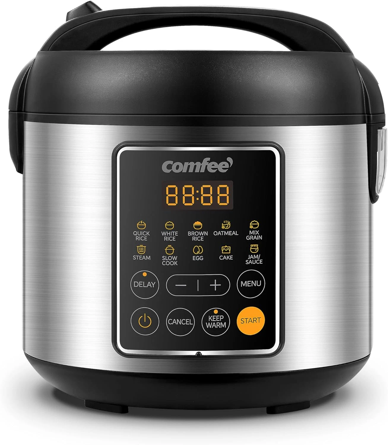 Rice Cooker 4 Cup/8 Cup Cooked 2Qt Small Multi Cooker 10 Presets Steamer Pot