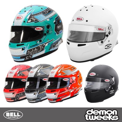Bell RS7 Pro Helm - FIA 8859-2024 Approved, FHR Posts (Motorsport, Race)