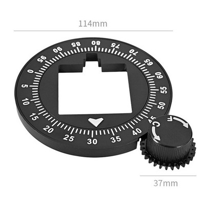 Coffee Grinder Aluminum Scale Plate for Eureka Mignon Models Easy Installation