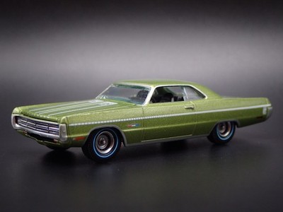 2026 AUTO WORLD 1971 PLYMOUTH SPORT FURY GT GREEN VINTAGE MUSCLE