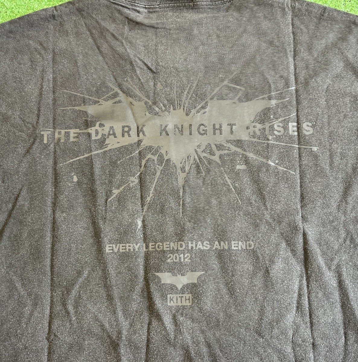 New Kith Batman Dark Knight Rises Vintage Tee Shirt FW24 Black
