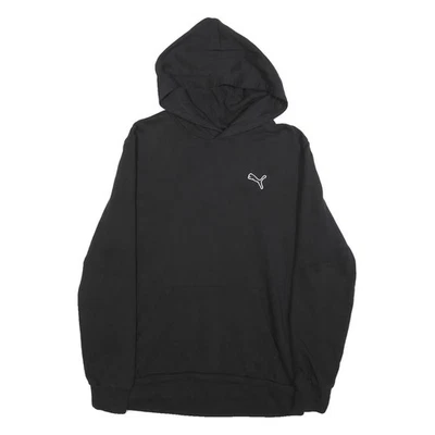PUMA Sweat À Capuche Pull Homme Noir Coton Mélangé Casual de Sport M - Photo 1/4