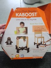 Kaboost Booster Seat For Dining Chair Brown Goes Under The Chair Portable