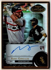 2022 Topps Gold Label Framed Autograph ROMY GONZALEZ #FA-RG White Sox Auto RC
