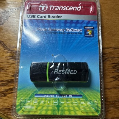 Transcend Portable SD / MICRO SD USB Card Reader RDP5 New Original Packaging 