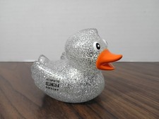 Silver EFFY Duck Glitter RARE VHTF cruise ship collectible