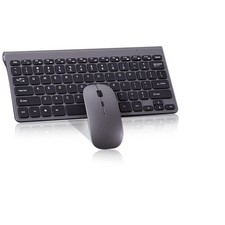 Wireless Keyboard and Mouse Combo, Compact Quiet Wireless Keyboard and Mouse ...