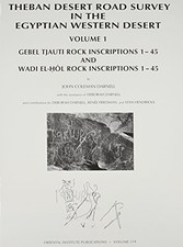 THEBAN DESERT ROAD SURVEY IN THE EGYPTIAN WESTERN DESERT, By John Coleman NEW