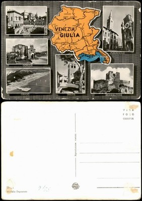 .Italien Italia Mehrbild-AK Region Venezia Giulia Udine Grado Trieste uvm. 1960