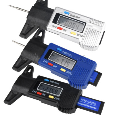 Digital Tire Thread Depth Tester Meter To Auto Measure Tread Tyre Gauge Checker