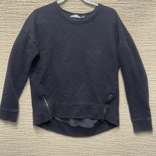 Athleta Sweatshirt Women  s S Black Cityscape Pullover Long Sleeve Activewear