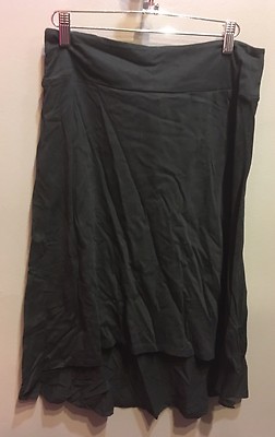 $62 New Threads For Thoughts Brand Solid Black Hi Low Hanover Skirt