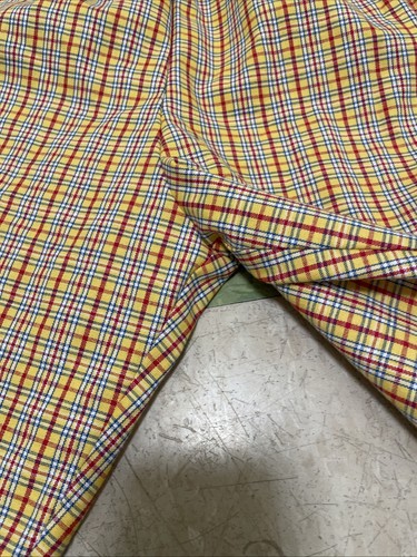 Vintage Homemade Vintage Plaid Pants Yellow Red Blue White Paper Bag Size 8 - Picture 4 of 7