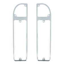 Pair Billet Aluminum Tail Light Bezels For 1967-1972 Chevy Gmc Fleetside Truck Pair Billet Aluminum Tail Light Bezels For 1967-1972 Chevy Gmc Fleetside Truck