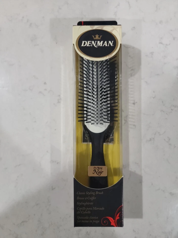 Denman Genuine Classic D3n Noir Medium 7 Row Styling  made in the United Kingdom - Image 3 of 4