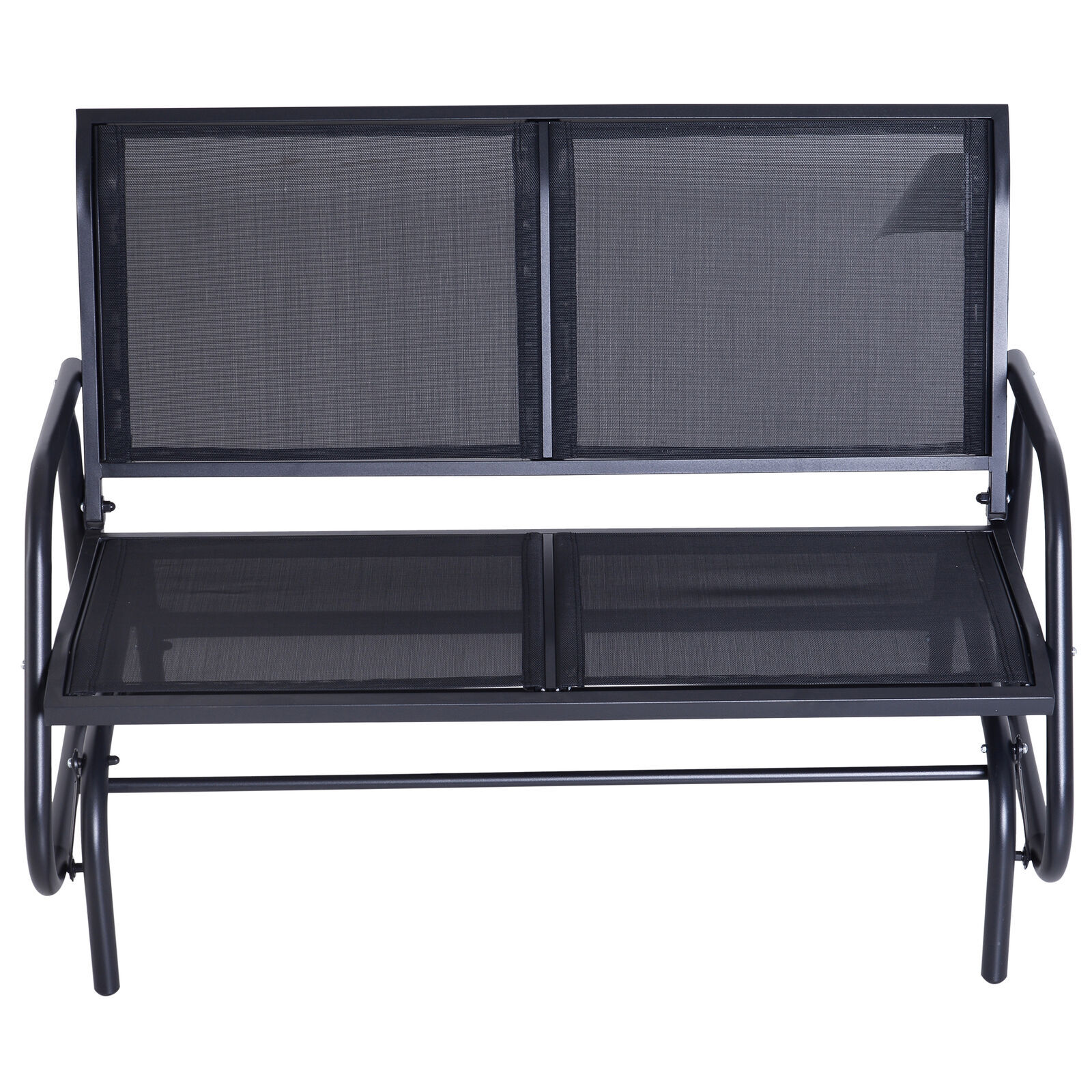 Double Outdoor Glider Chair Patio Rocking Bench for Garden Front Porch Furniture