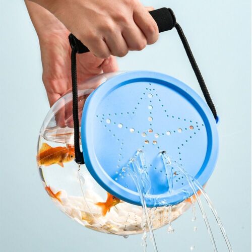 Goldfish Desktop Decoration Small Aquarium Transparent Round Fish Tank✔ - Picture 4 of 12