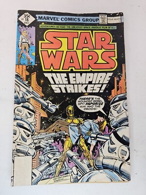 Star Wars Comic Book #18 Marvel 1979  THE EMPIRE STRIKES  POOR SHAPE