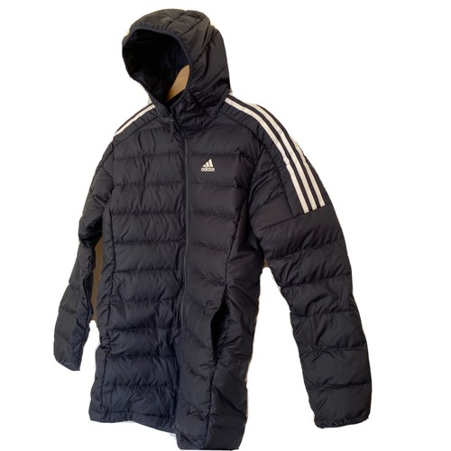 Adidas Men's Essentials Down Parka Full Zip Hooded Jacket Size Small