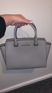 grey michael kors bag