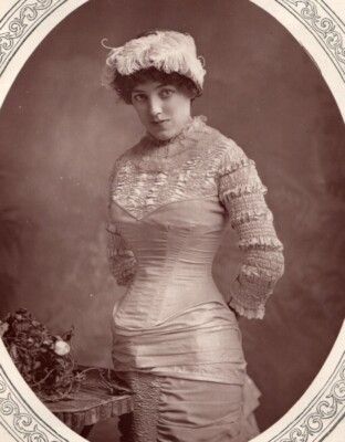Vereinigtes Königreich Theater Bühne Schauspielerin Emmeline Ormsby altes Foto 1880