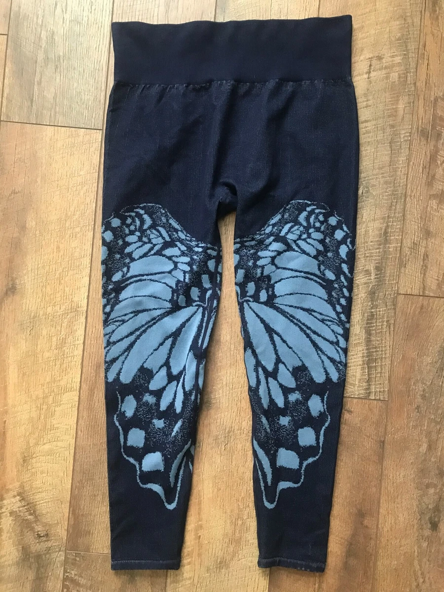 Fabletics Mid-Rise Seamless Butterfly Leggings