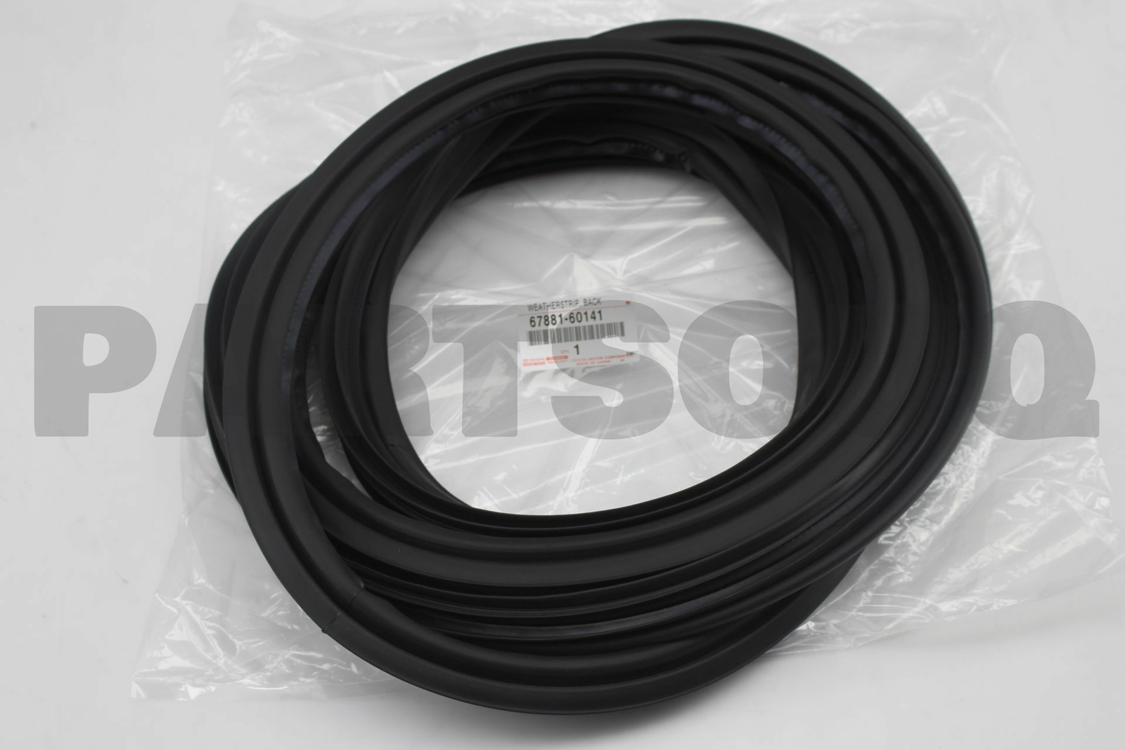 6788160141 Genuine Toyota WEATHERSTRIP, BACK DOOR 67881-60141 | eBay