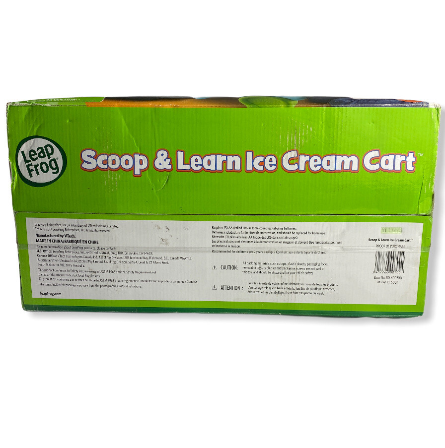 leapfrog ice cream cart ebay
