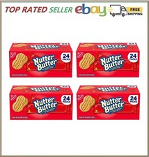 4 Pack - Nutter Butter Peanut Butter Sandwich Cookies, 1.9 oz., 24 pk.