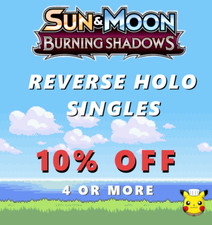 Pokemon | Sun & Moon | Burning Shadows | Reverse Holo Single Cards