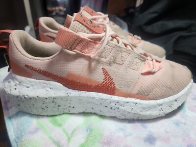 NIKE CRATER IMPACT WOMENS RUNNING SHOES PEACH PINK CW2386 602 (SIZE 8.5)