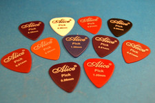 Lot of 11 ALICE .81 .96 1.50 mm GUITAR PICKS Brand New  plectrums USA SELLER 
